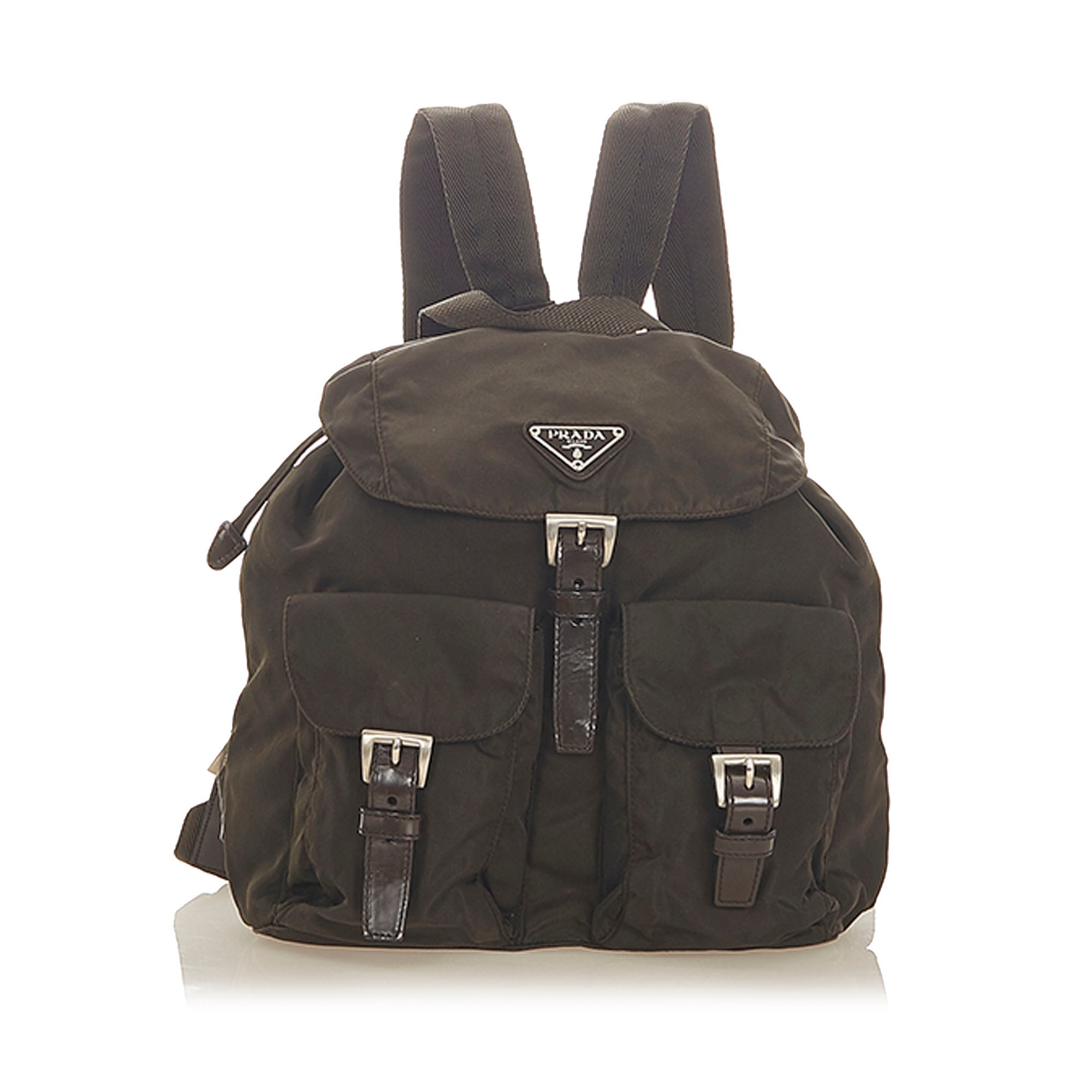 Prada Tessuto Drawstring Backpack Brown | Bag Religion