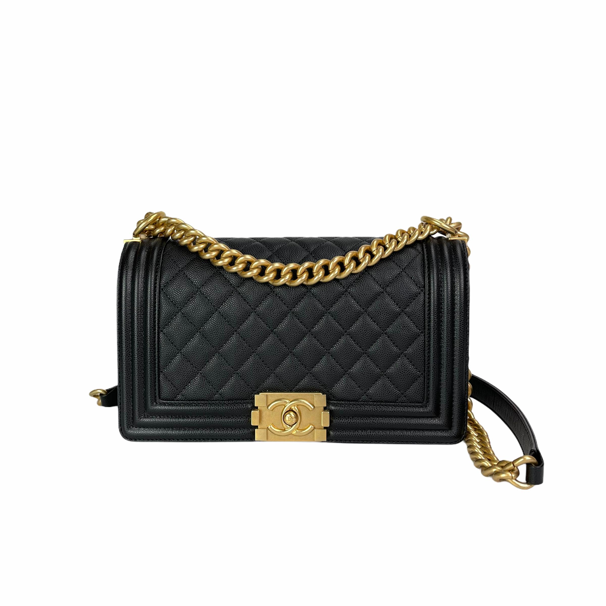Chanel 19 Flap Bag Lambskin GoldRutheniumtone Large Black in Lambskin  with GoldRutheniumtone  US