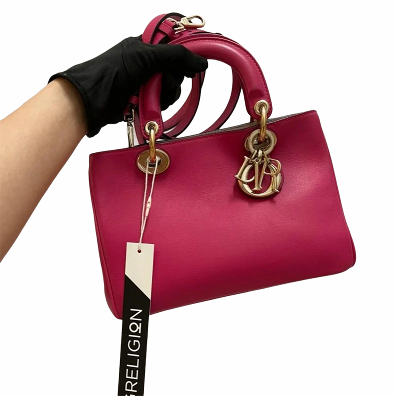 Christian Dior  Dior Diorissimo Calfskin and Python Veins Bag on Designer  Wardrobe