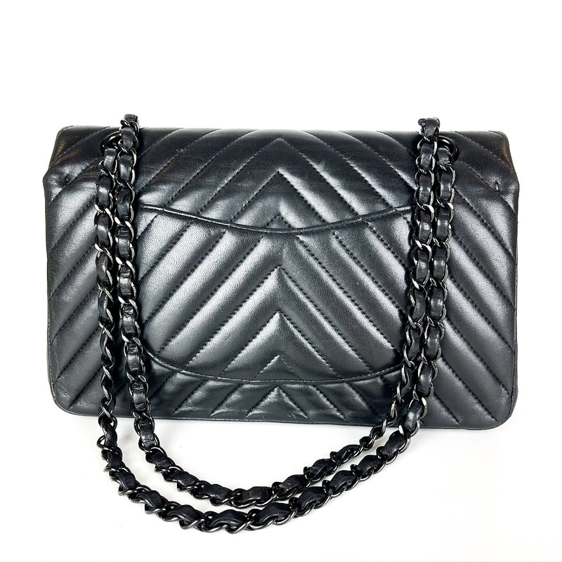 Chanel Mini Rectangular Flap Bag SO Black Lambskin Black Hardware   electricmallcomng