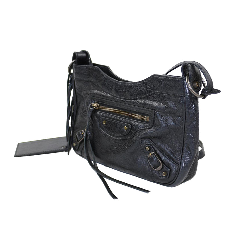 Leather crossbody bag Balenciaga Black in Leather  19436135