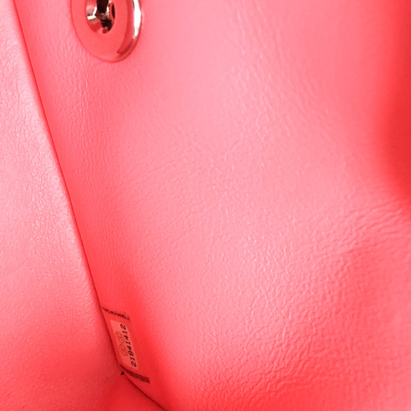 Mini Flap Bag in Pink Quilted Patent Leather | Bag Religion