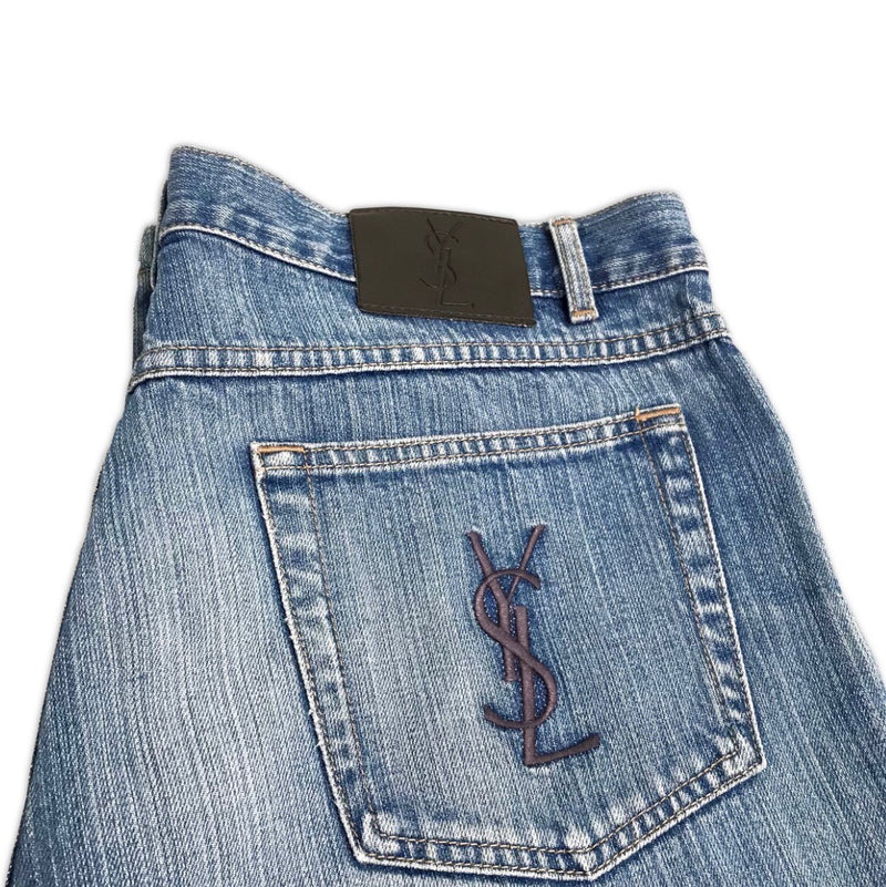 Size 36 YSL jeans in denim blue | Bag Religion