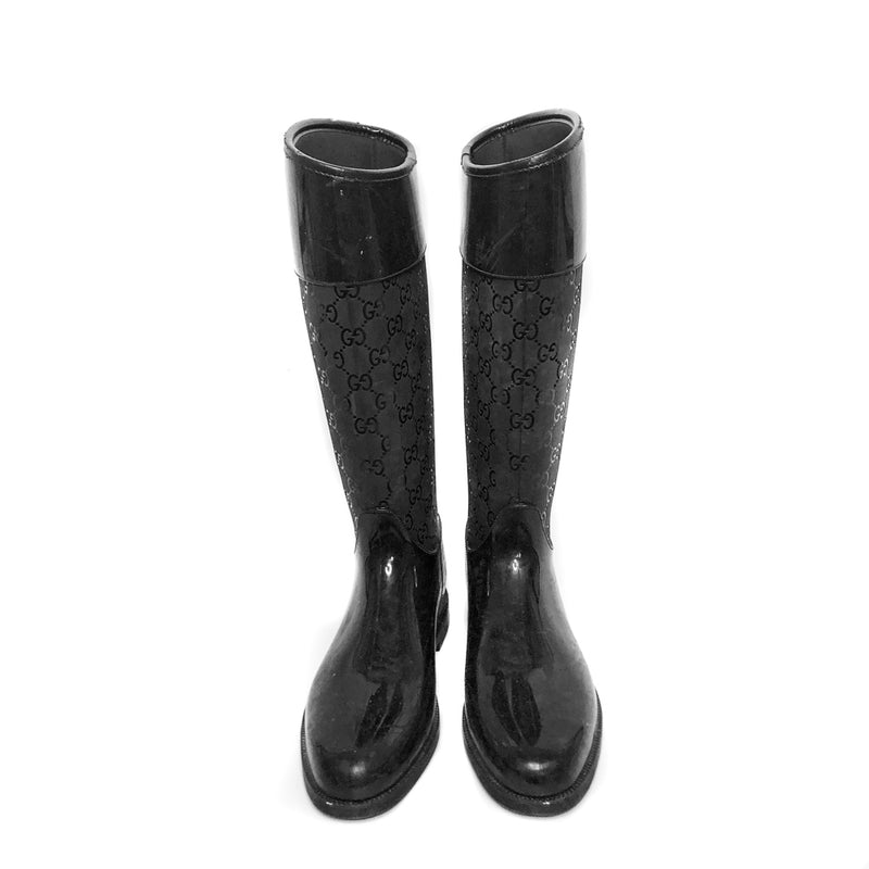 Gucci Rubber Rain Boots with Lining | Bag Religion