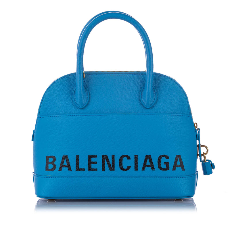 Balenciaga Tube Grained Shoulder Bag Summer Blue  Bragmybag