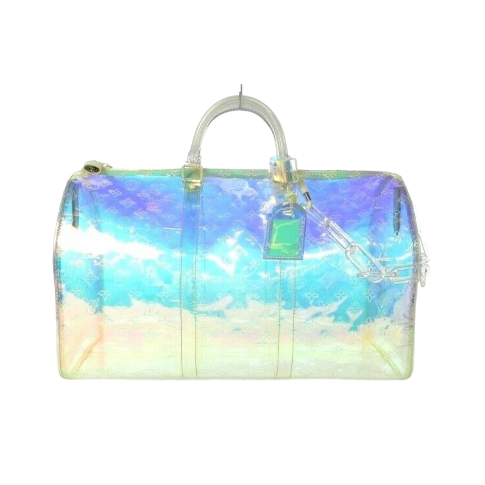 Sold at Auction: LOUIS VUITTON PRISM KEEPALL BANDOULIERE BY VIRGIL