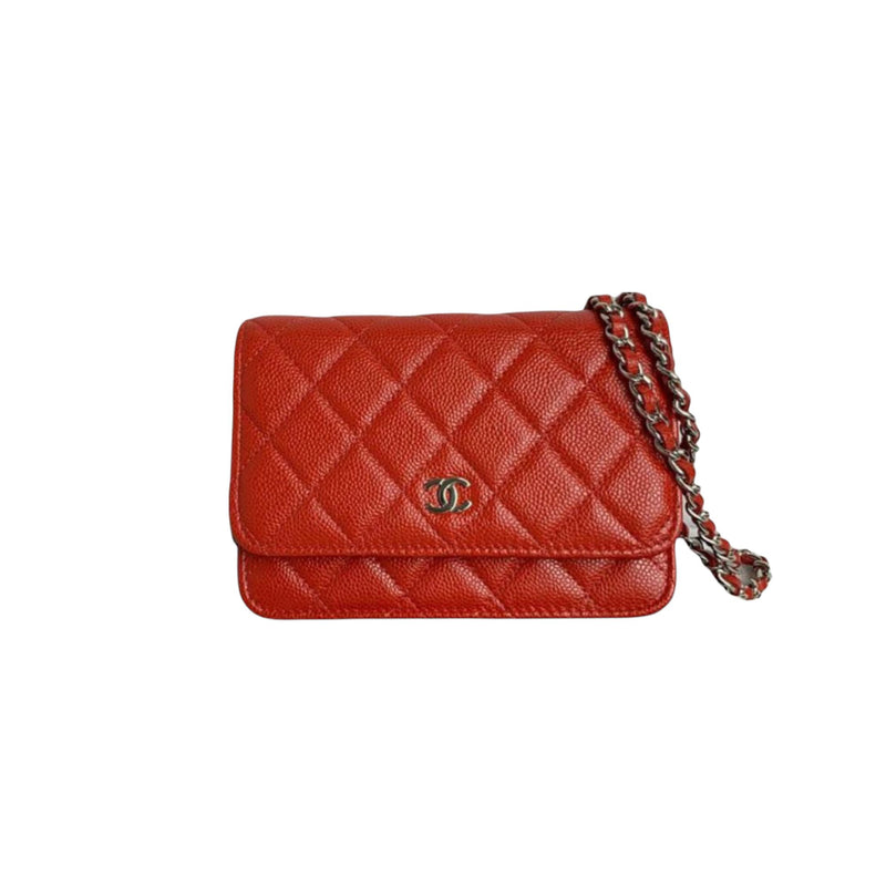 WOC Mini Red Leather SHW | Bag Religion