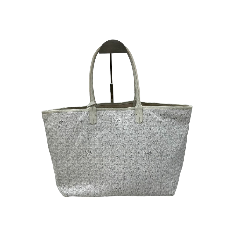 Goyard Goyardine St. Louis PM White/Grey Tote Bag - Meghan Markle's  Handbags - Meghan's Fashion