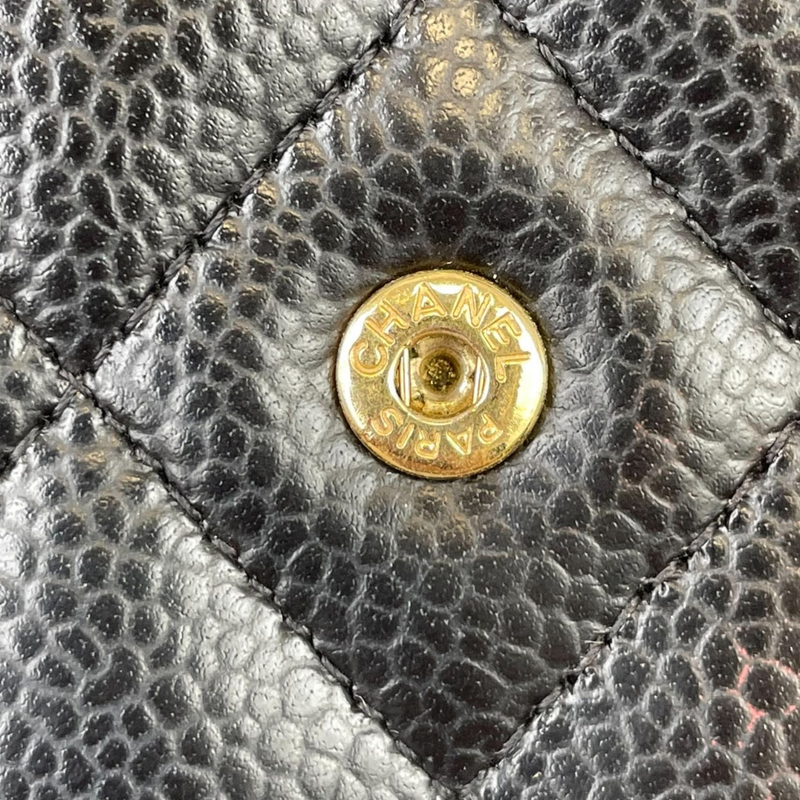 WOC Quilted Caviar Black GHW | Bag Religion