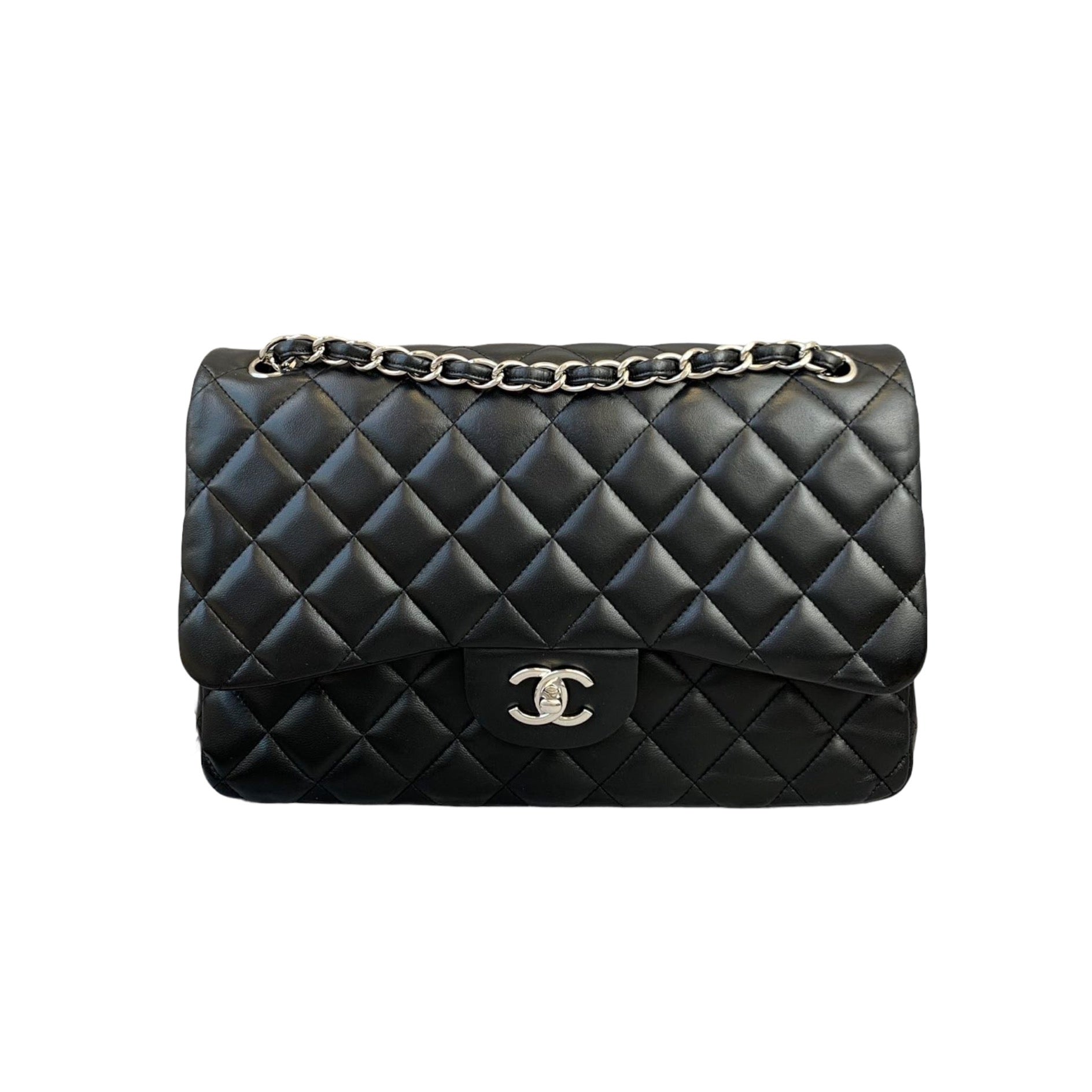 Classic Flap Jumbo Lambskin Black SHW | Bag Religion