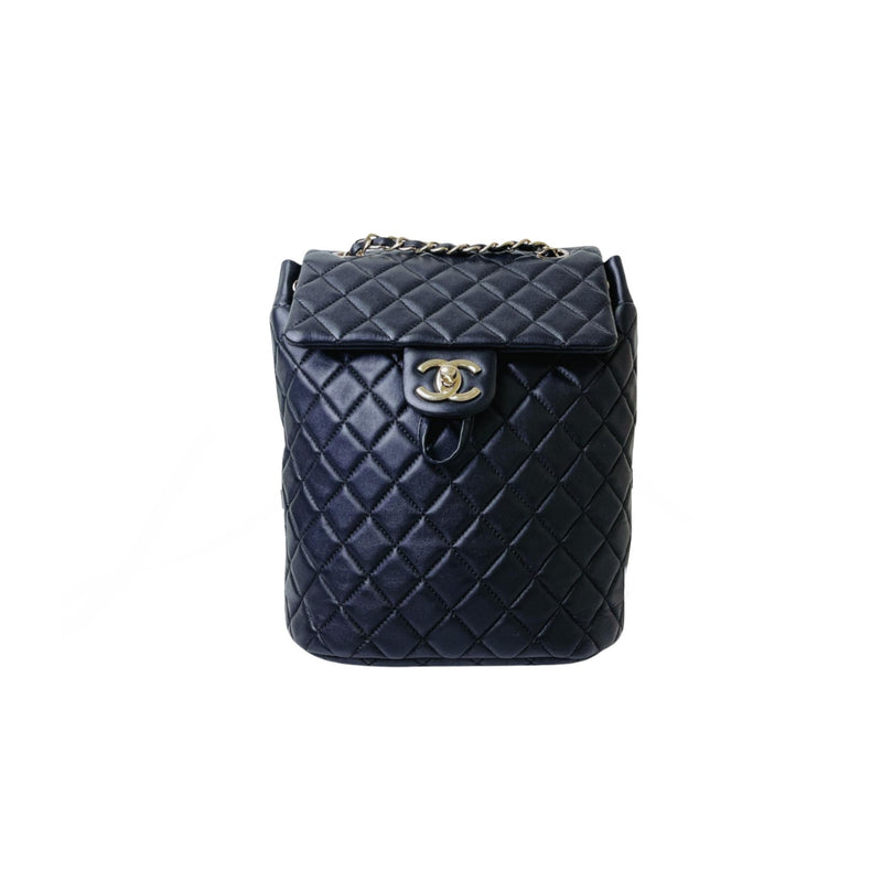 Chanel Black Quilted Lambskin Mini Urban Spirit Backpack  Shop Chanel