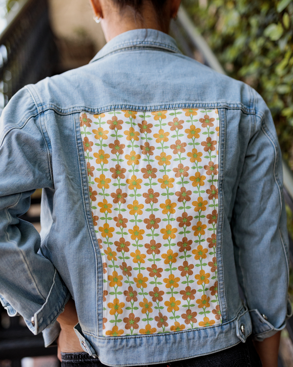 The Tequila Sunrise Denim Jacket – DazedWaves