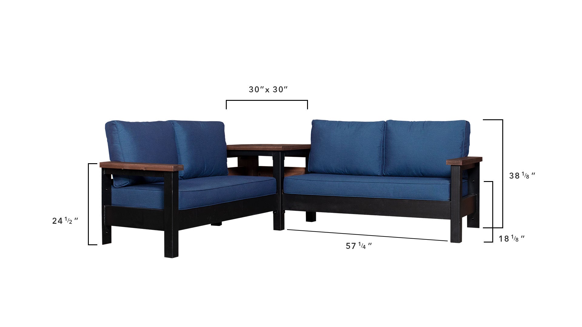 Cabana Pergola Dimensions - Seats