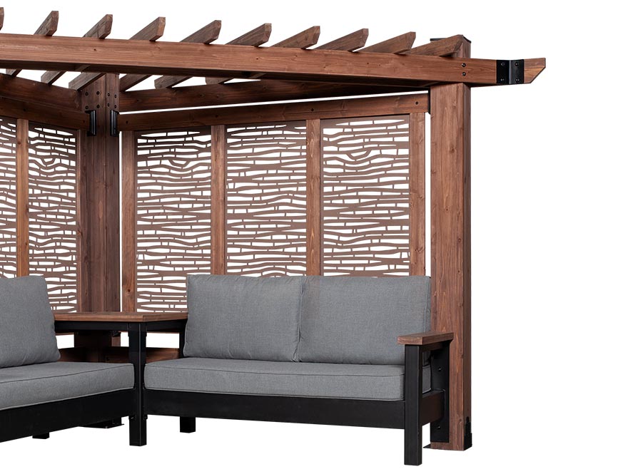 Fireside Cabana Pergola