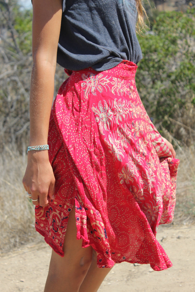 *SALE* Vintage Bohemian Indian Wrap Skirt – Honeywood