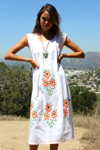 *SALE* Cross Stitched Ethnic Hand Embroidered Bohemian Maxi Dress ...