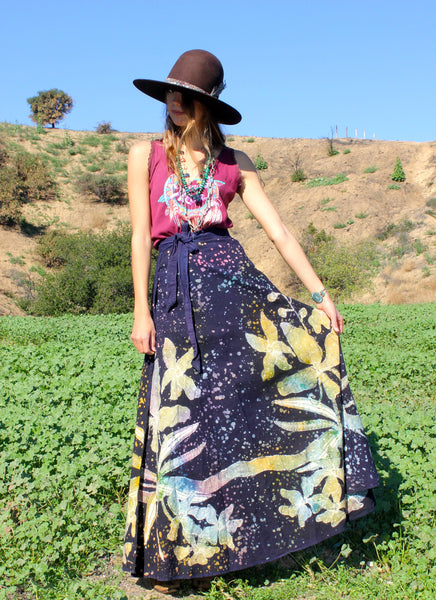 Outstanding! Handmade Vintage Batik Wrap Skirt – Honeywood