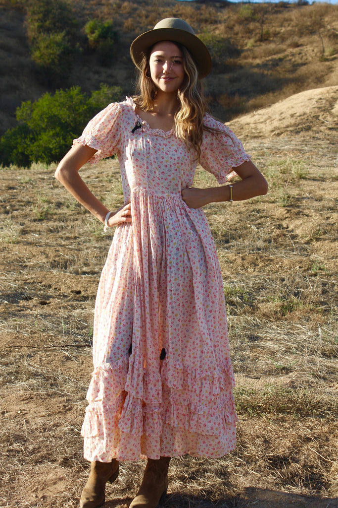 floral prairie dress