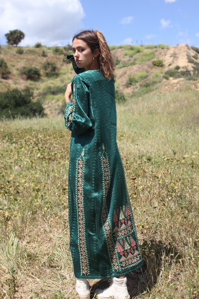 Vintage Hand Embroidered Bedouin Maxi Dress – Honeywood