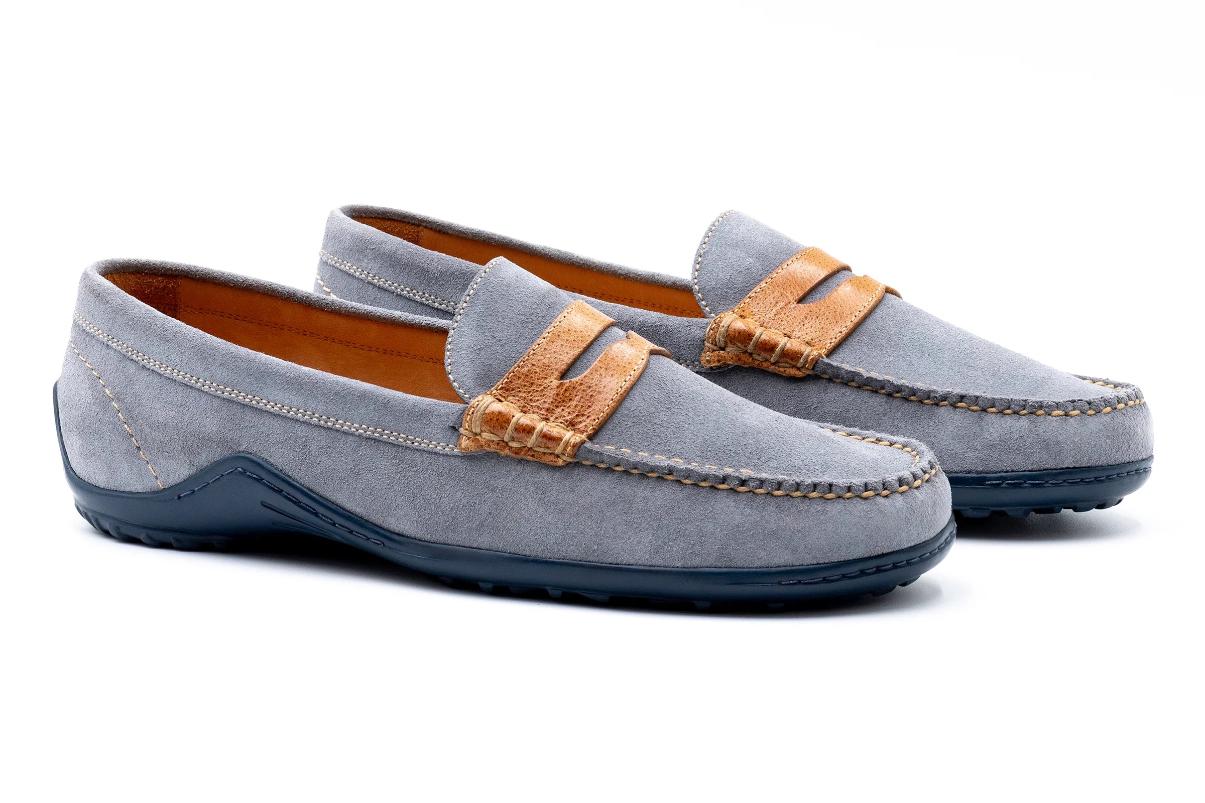 BILL SUEDE PENNY LOAFERS 040425