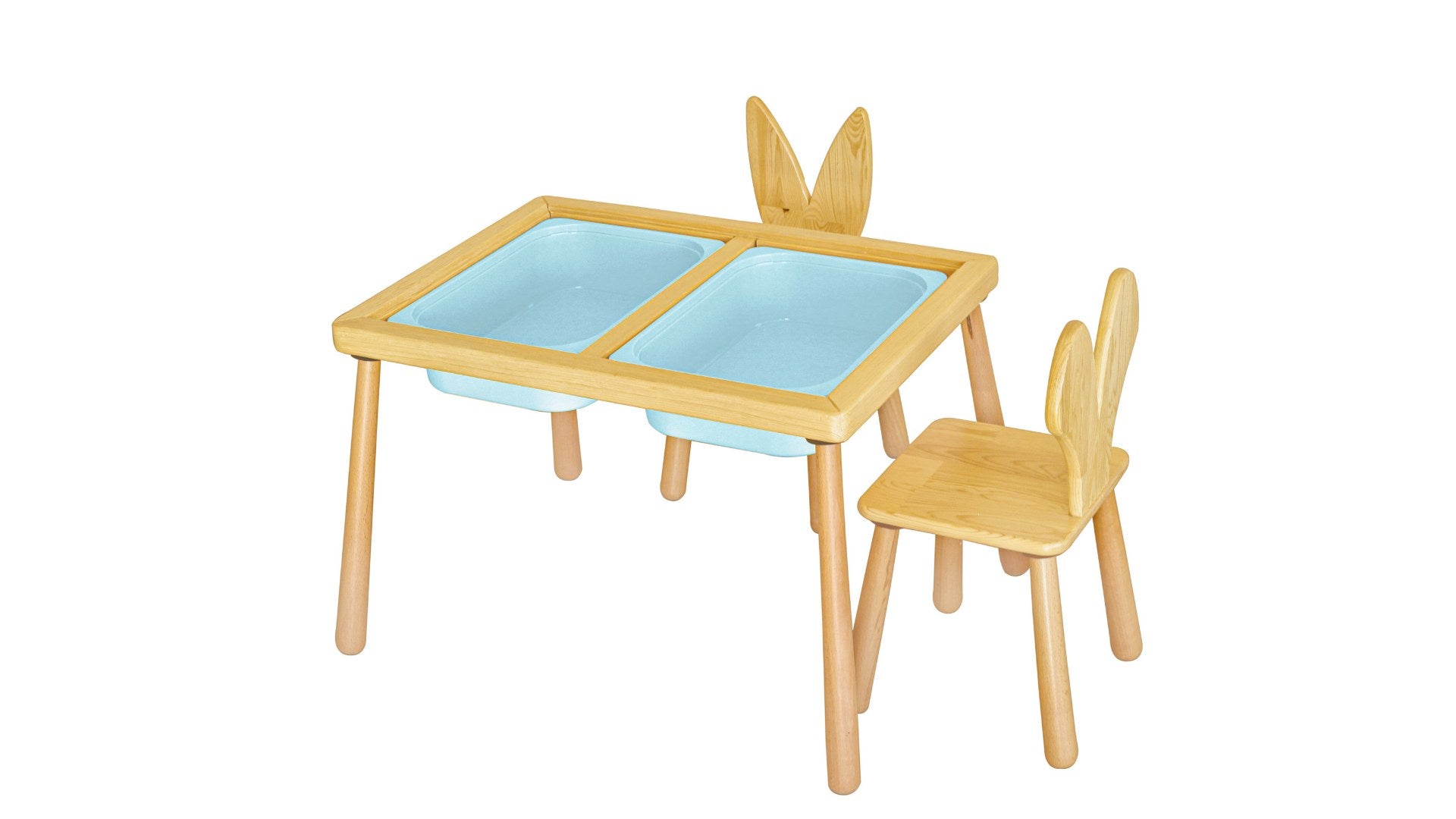 Masa Copii Table, Albastru, 53 x 52 x 74 cm