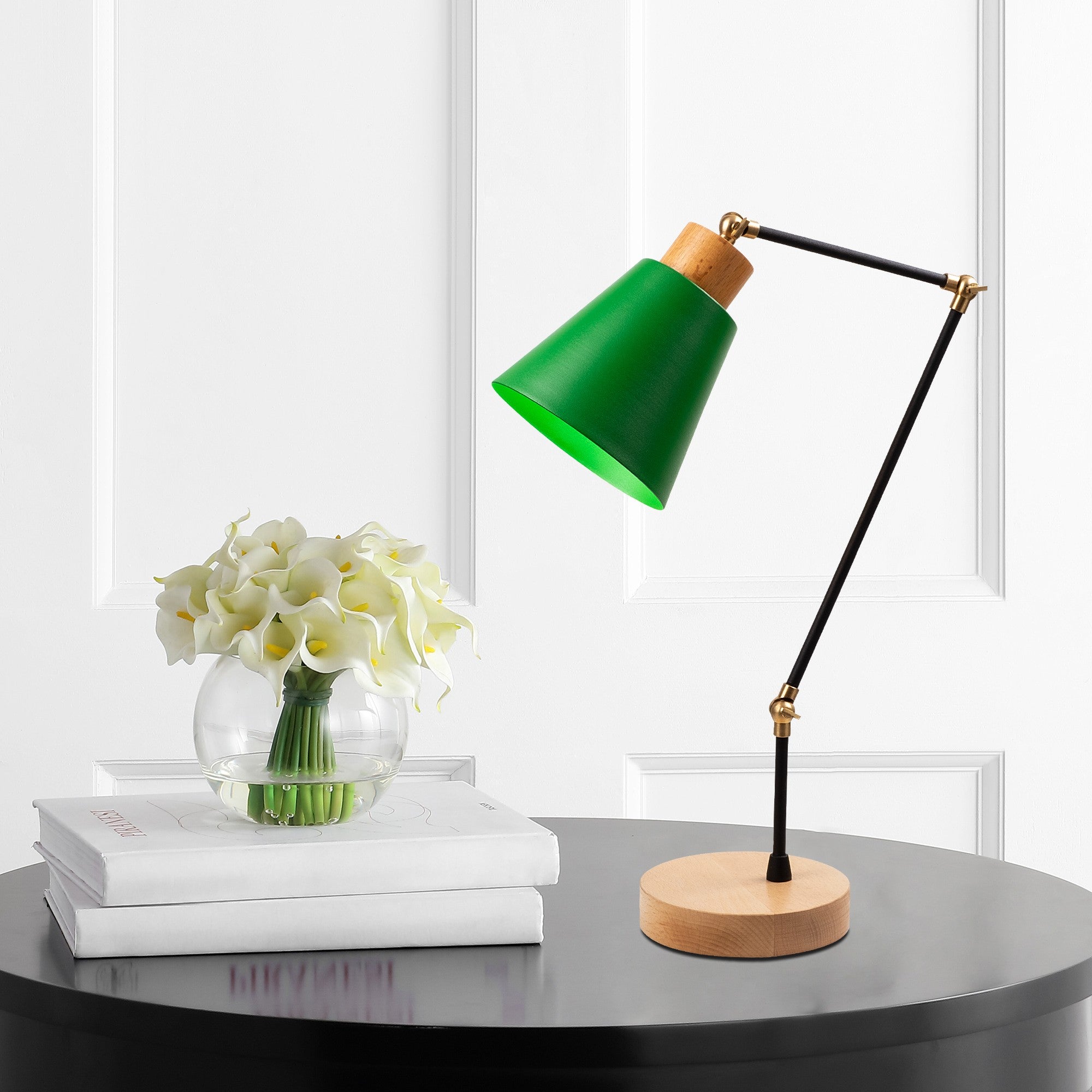 Lampă de masă Manavgat - N-594, Verde, 14x52x14 cm