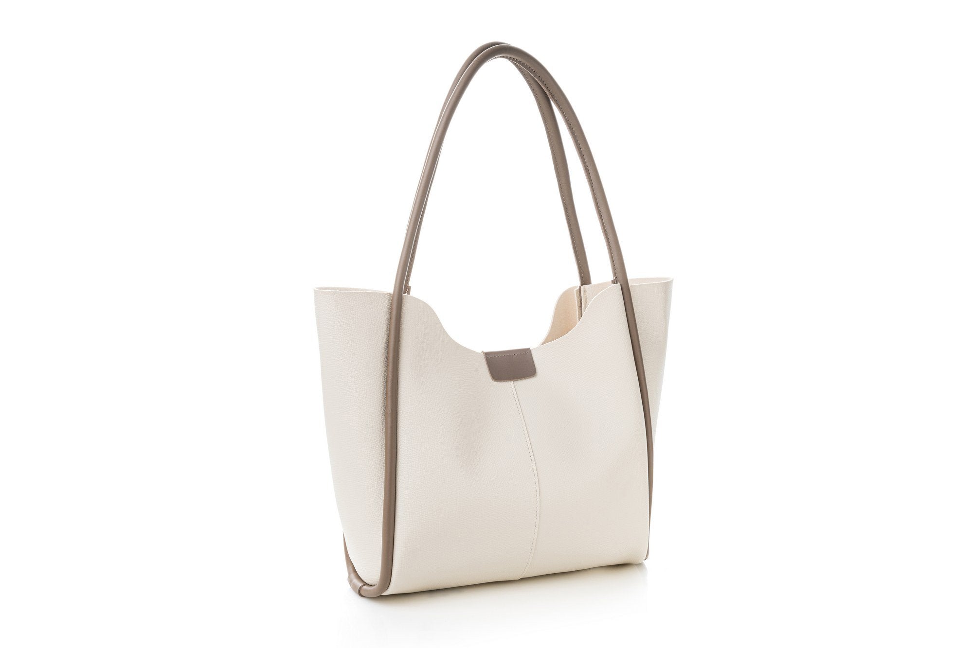 Geanta Tote 1264 Farina, Crem, 9x29x30 cm