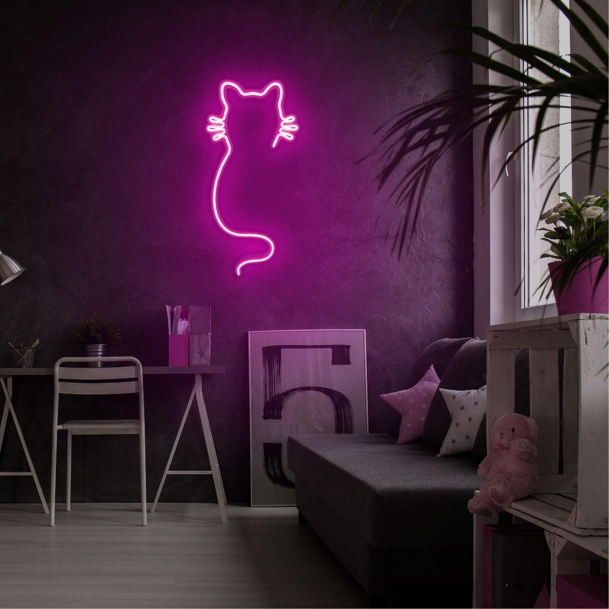 Aplica de Perete Neon Cat