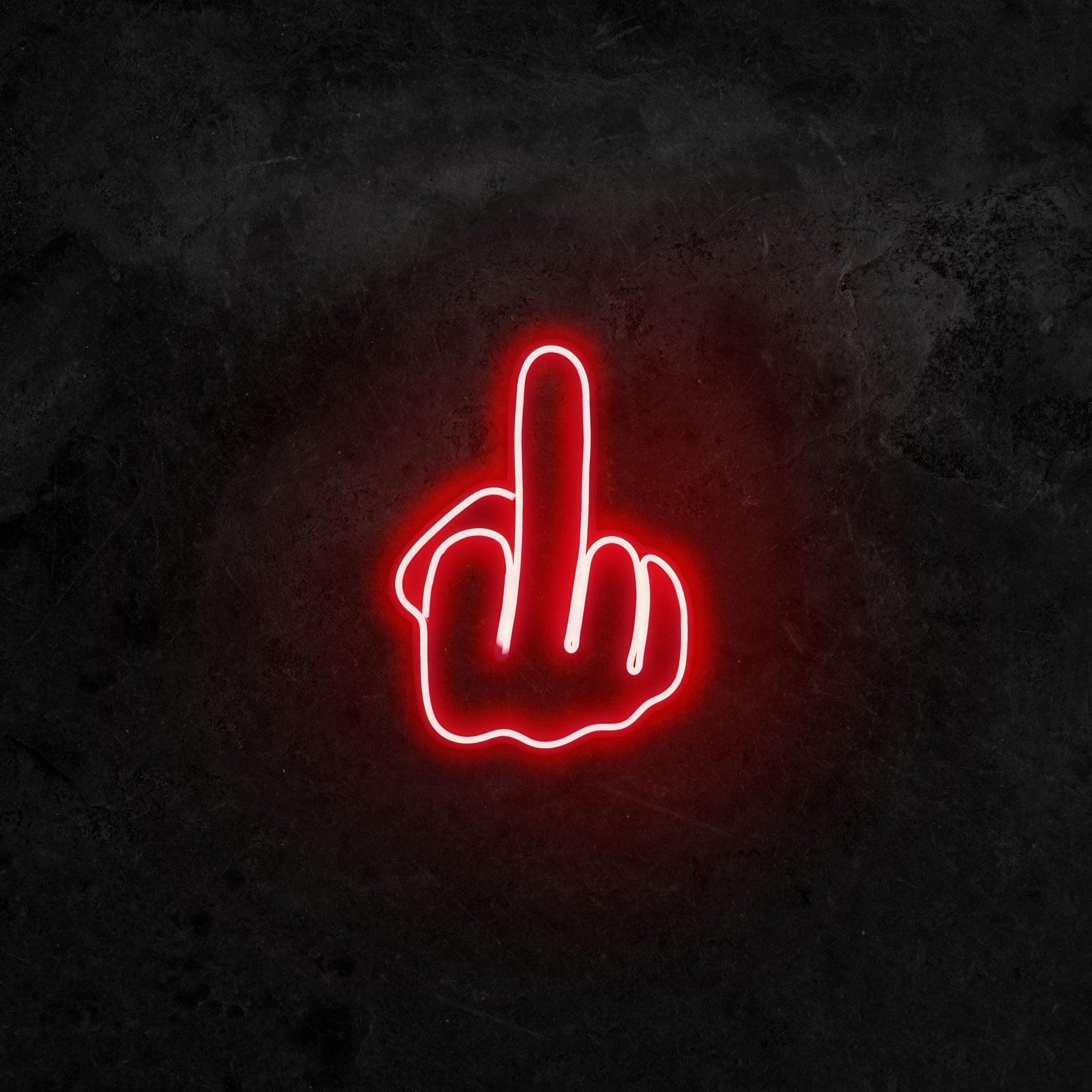 Aplica de Perete Neon Middle Finger