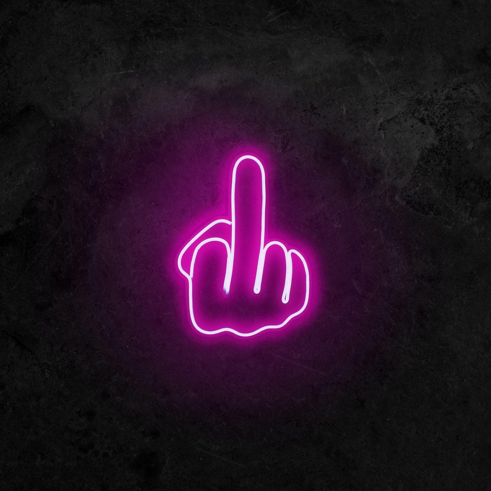 Aplica de Perete Neon Middle Finger