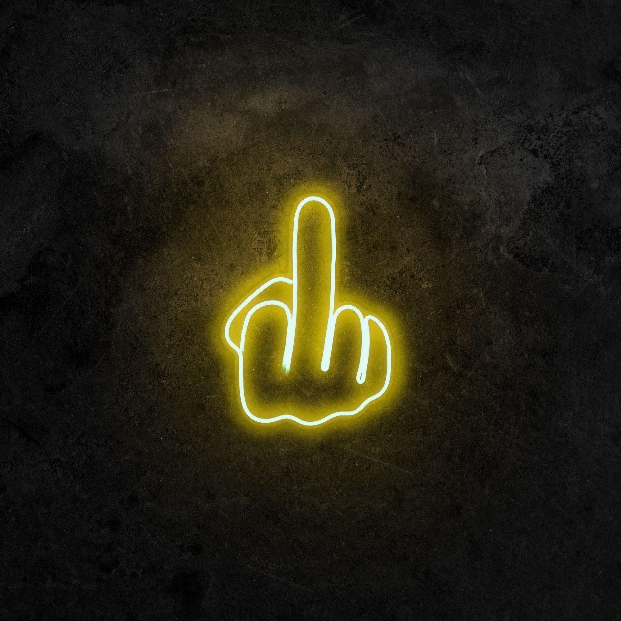 Aplica de Perete Neon Middle Finger