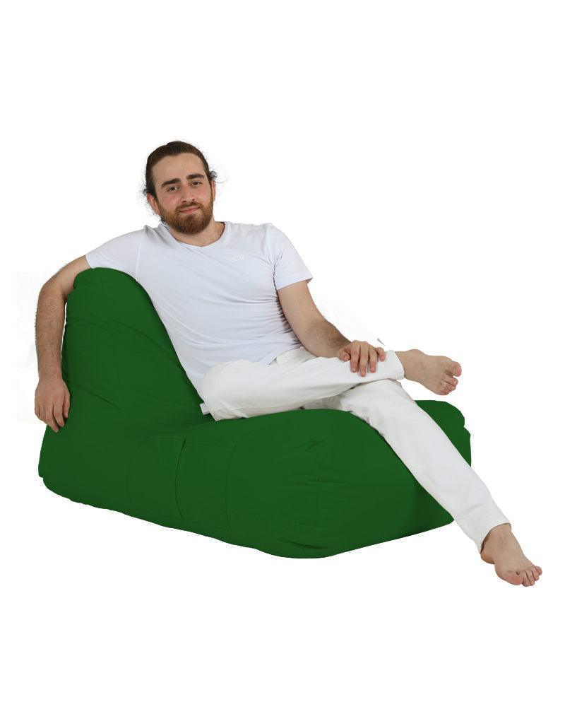 Fotoliu puf dehusabil, Interior/exterior, impermeabil, Garden Bean Bag, 105 x 75 x 65 cm