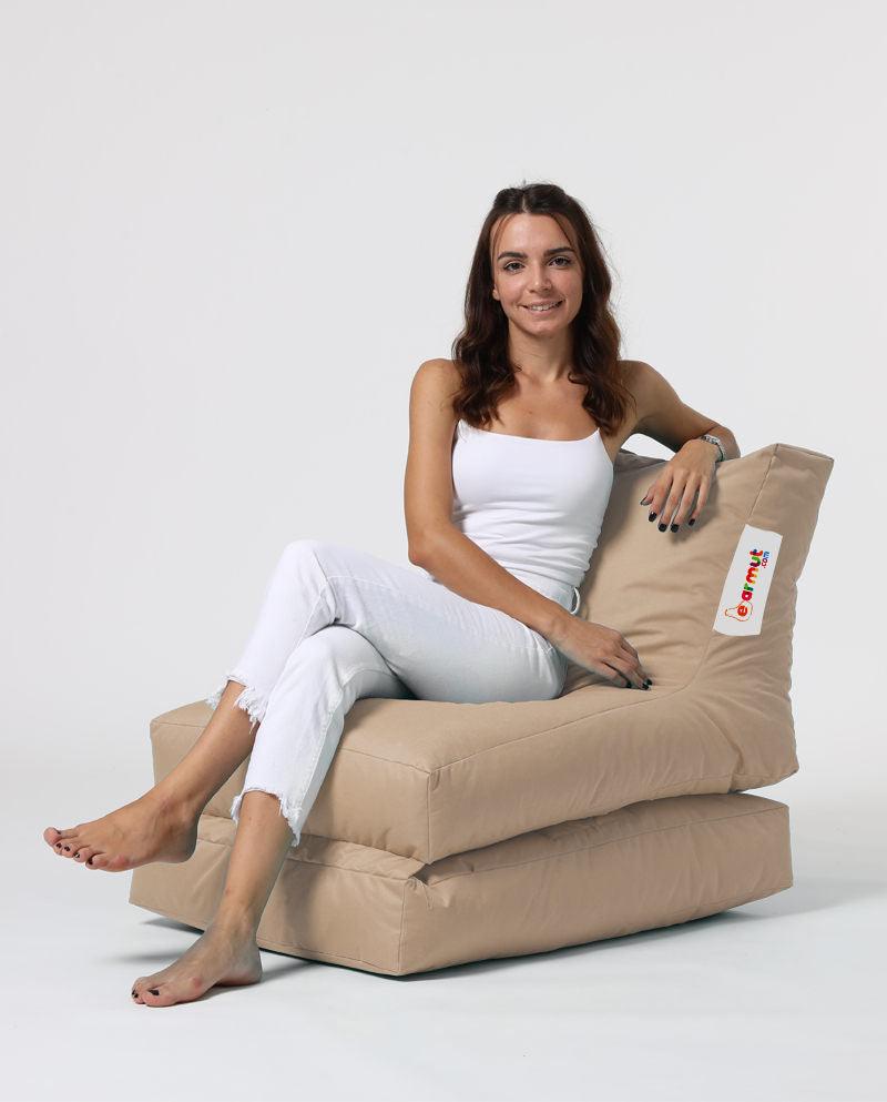 Fotoliu Puf Extensibil, Garden Bean Bag Large, 55 x 40 x 40 cm