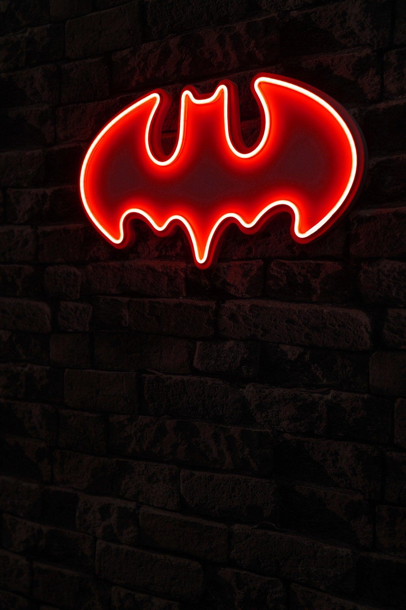 Lampa Neon Batman Bat Light, Albastru