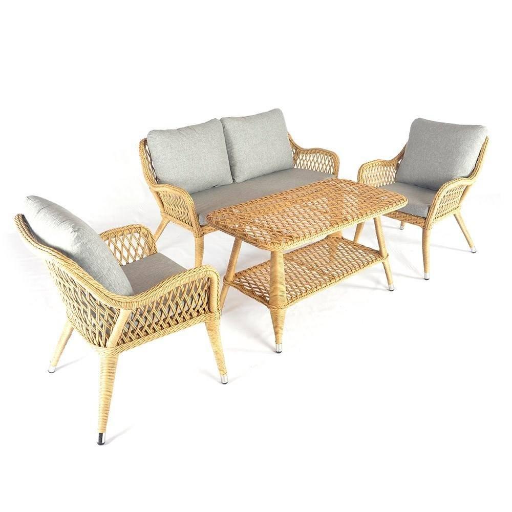 Set De Lounge De Grădină Irıs - 211S, Verde, 166X82X72 Cm