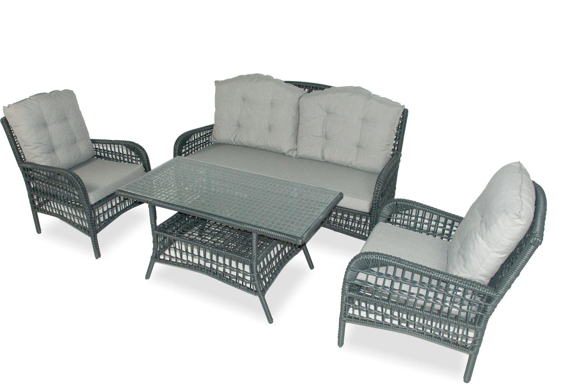 Set De Lounge De Grădină Lady Sofa, Crem, 160X86X70 Cm