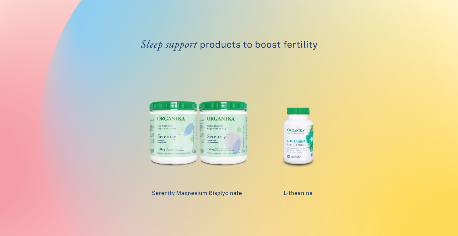Sleep support products to boost fertility