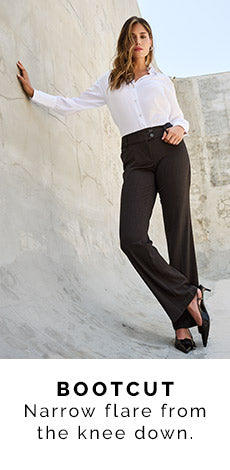 Bootcut Fit Pants | Rafaella