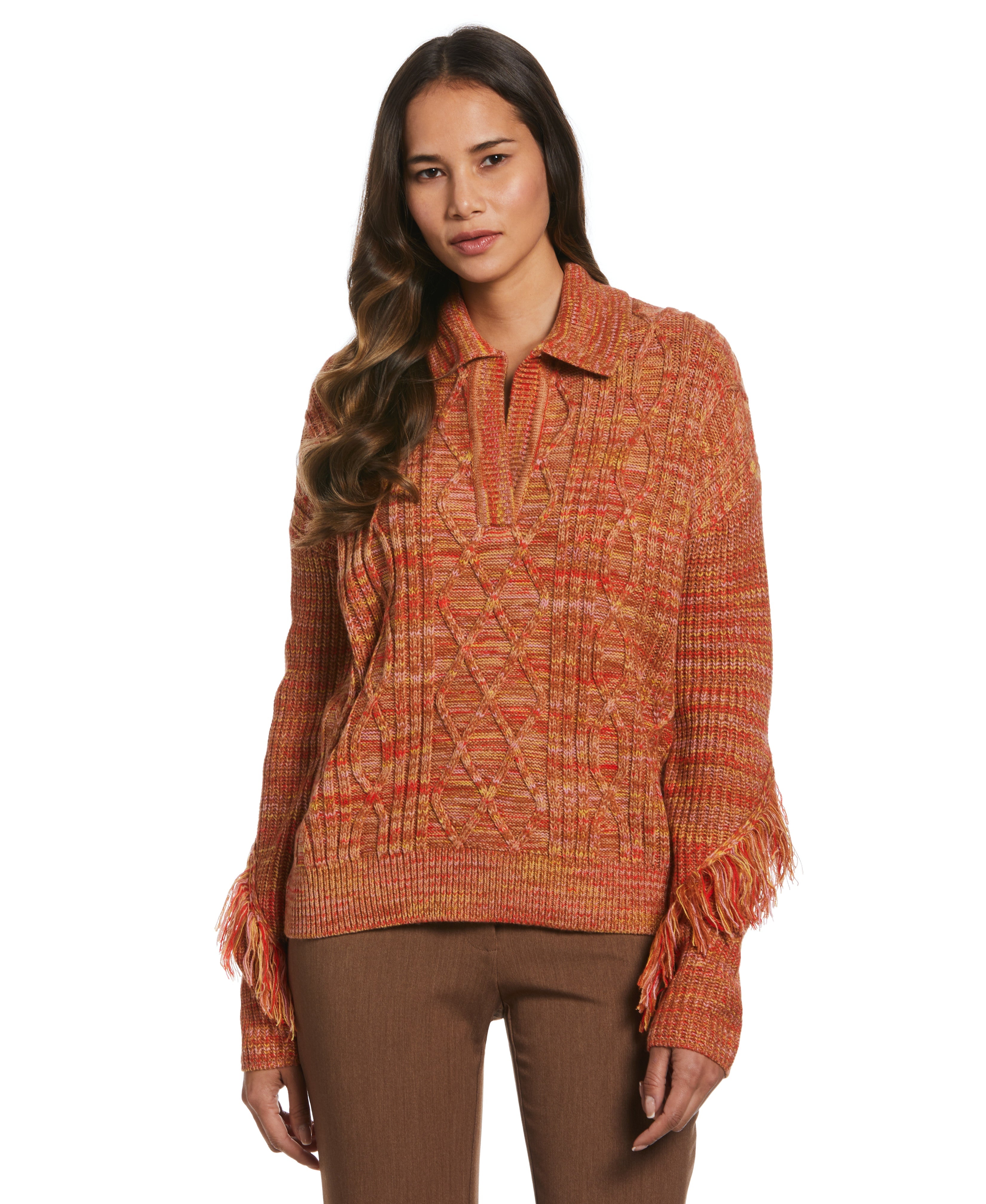 Women's Fringe Duster Sweater