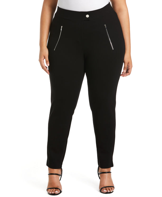 The Limited Womens Plus Size Signature Pull-on Skinny Pant in Ponte (Bitter  Chocolate, 22W) at  Women's Clothing store
