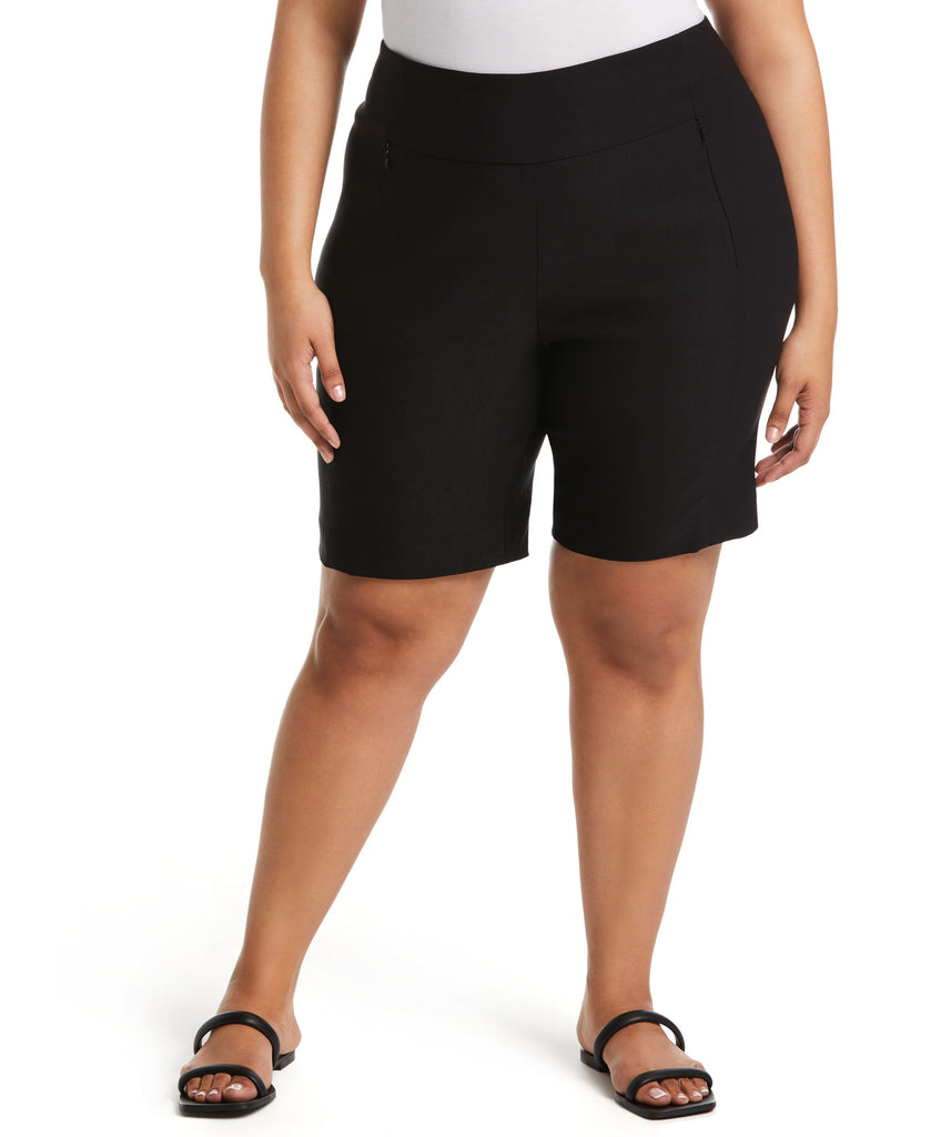 Women's Classic Fit Pull-On Short with Zips | Rafaella