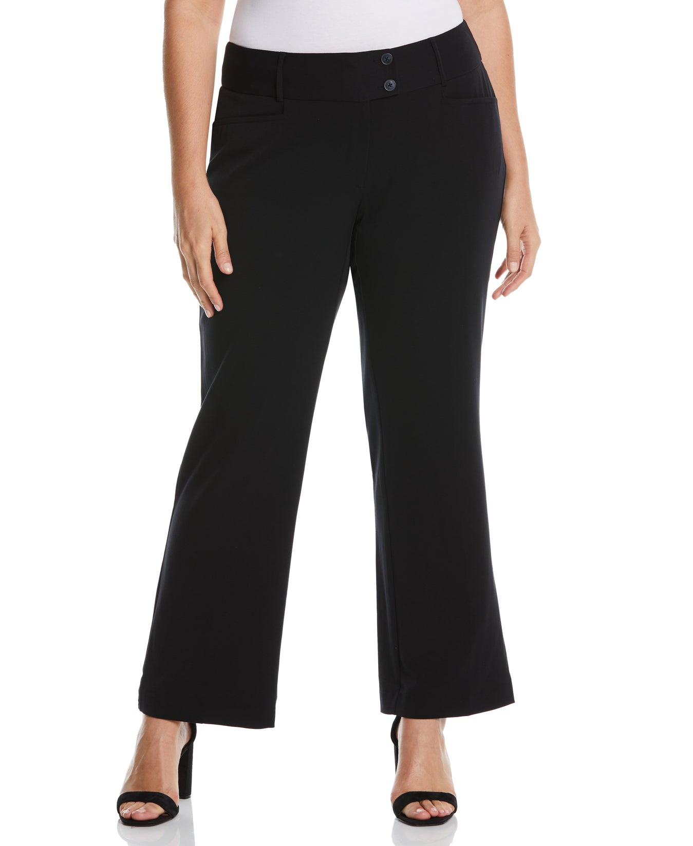 Gabardine Bootcut Pant | Curvy Fit | Plus Sizes | Rafaella