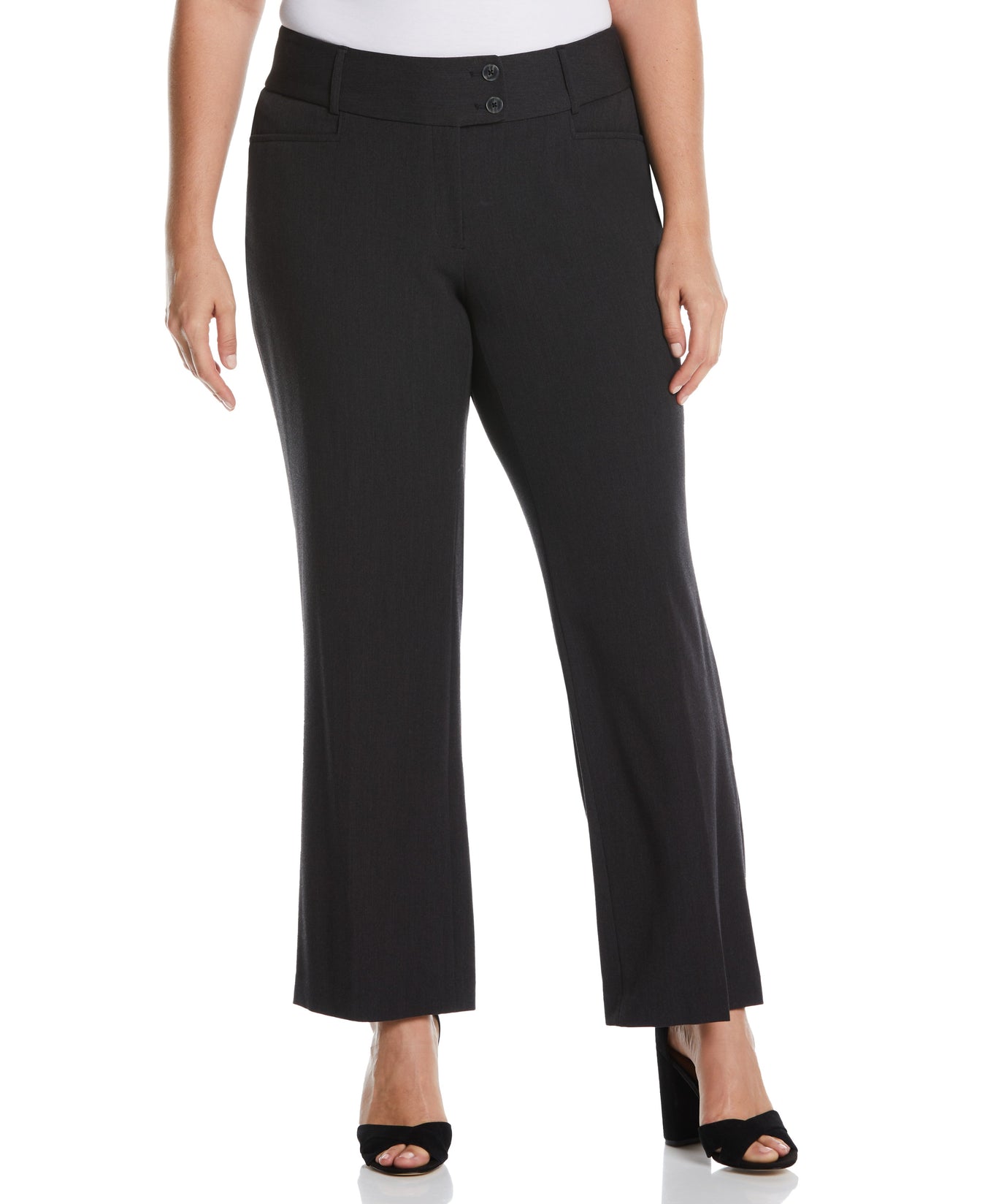 Gabardine Bootcut Pant | Curvy Fit | Plus Sizes | Rafaella