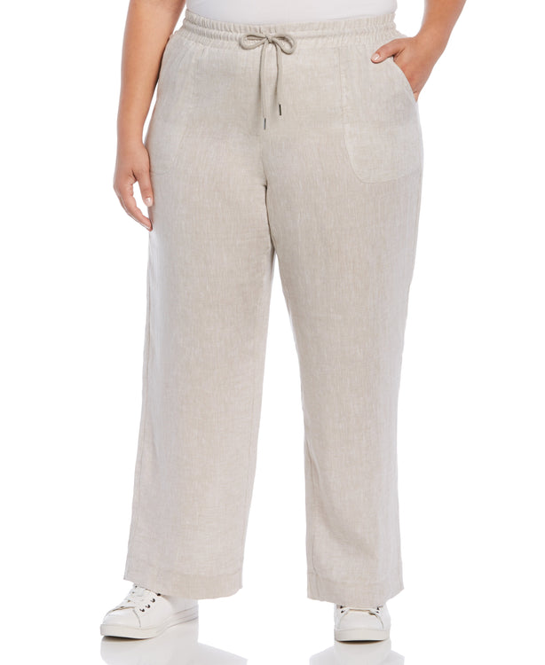 Drawstring Linen Pants - Women's Pants - Lattelierstore