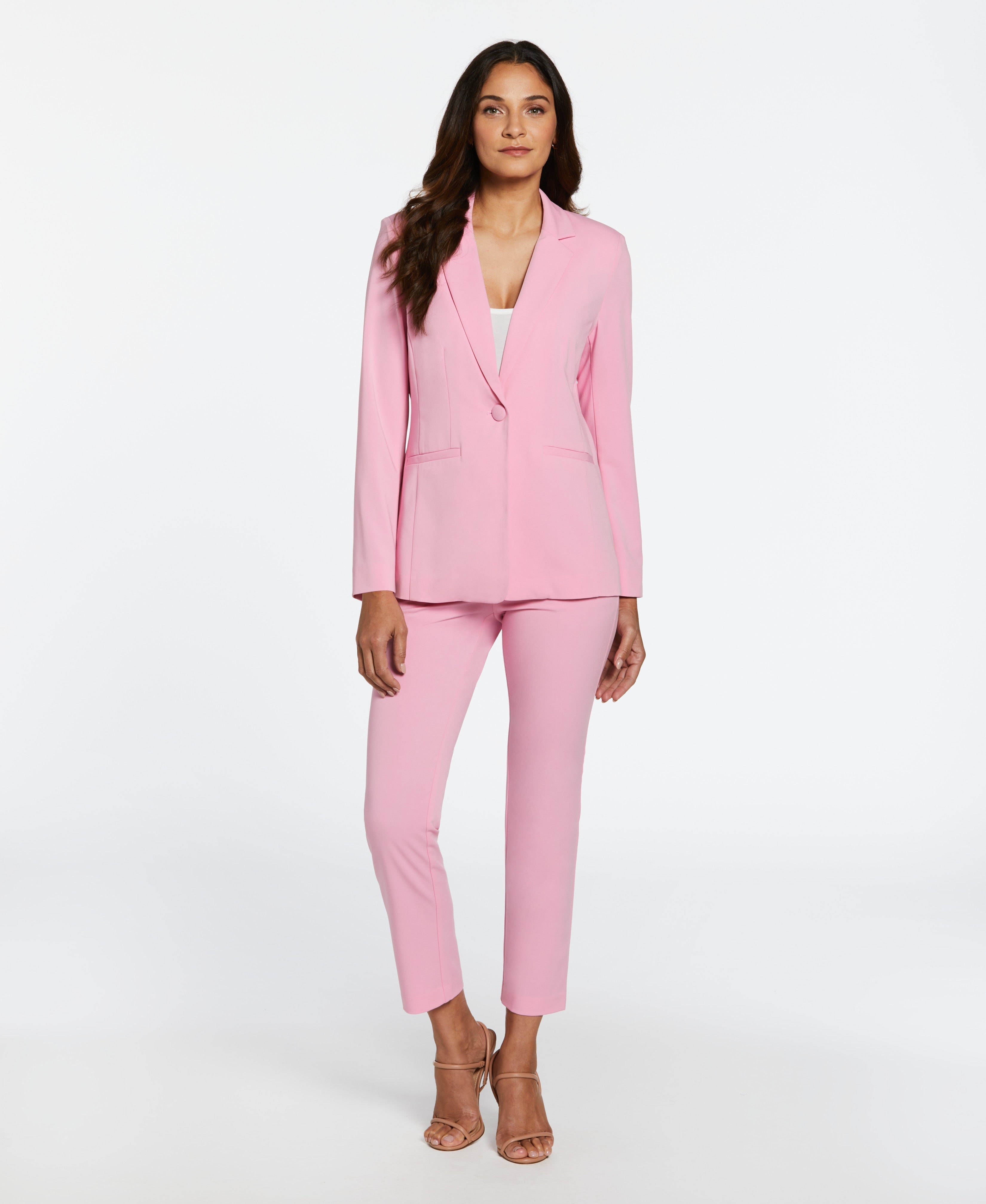 Plus Size Front Tie Wrap Suit