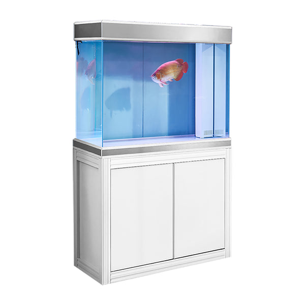 Depressie hoe te gebruiken Tranen Aqua Dream 110 Gallon Tempered Glass Aquarium Silver Edition