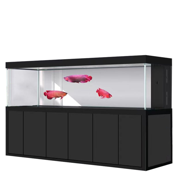 Aqua Dream Tempered Glass Aquarium 400 Gallon Fish Tank Black