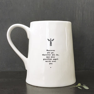 Porcelain mug- Angel / Wherever you go