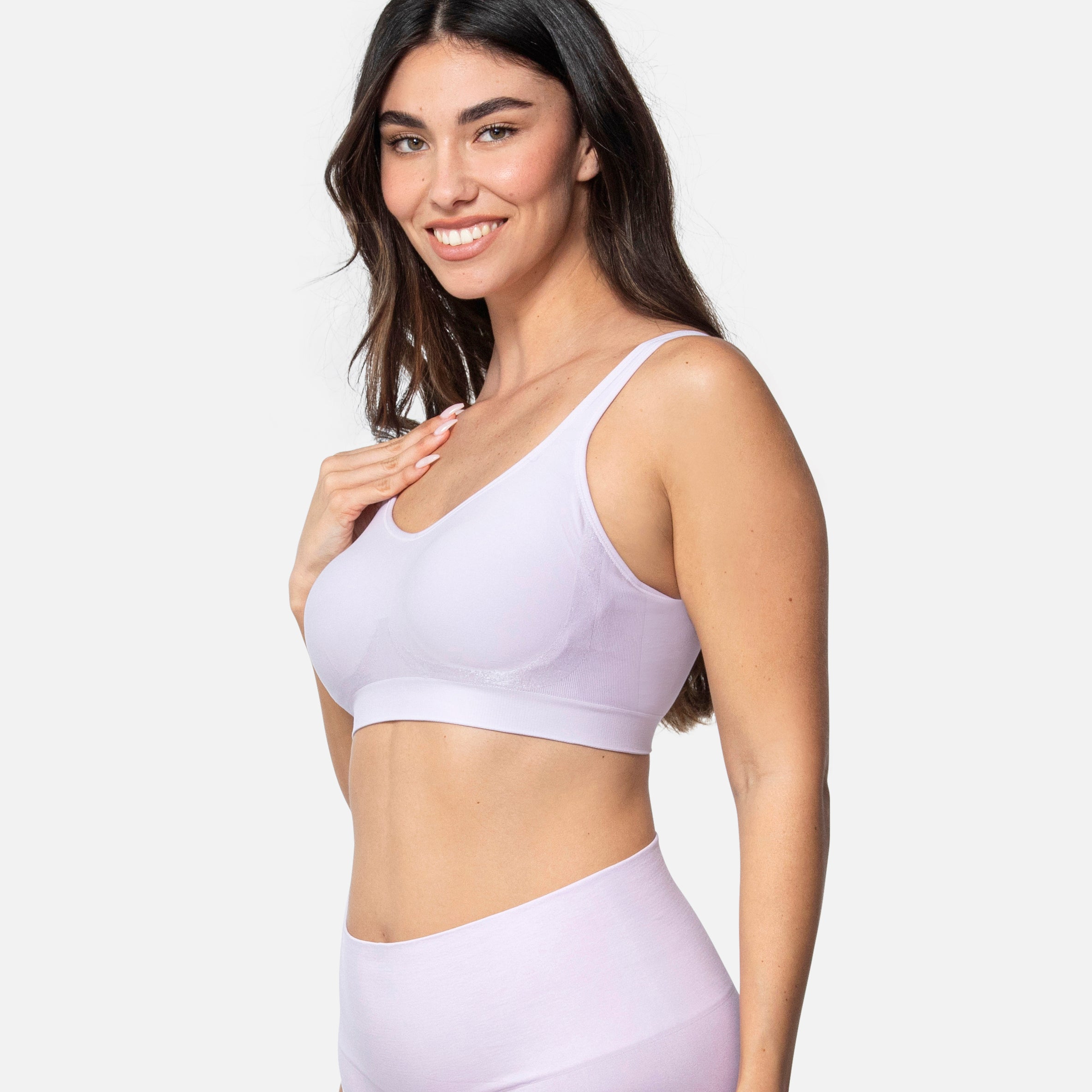 Brightmeteors03 - 🤩No More Pesky Bra Rolls - Side Compression Full  Coverage Bra