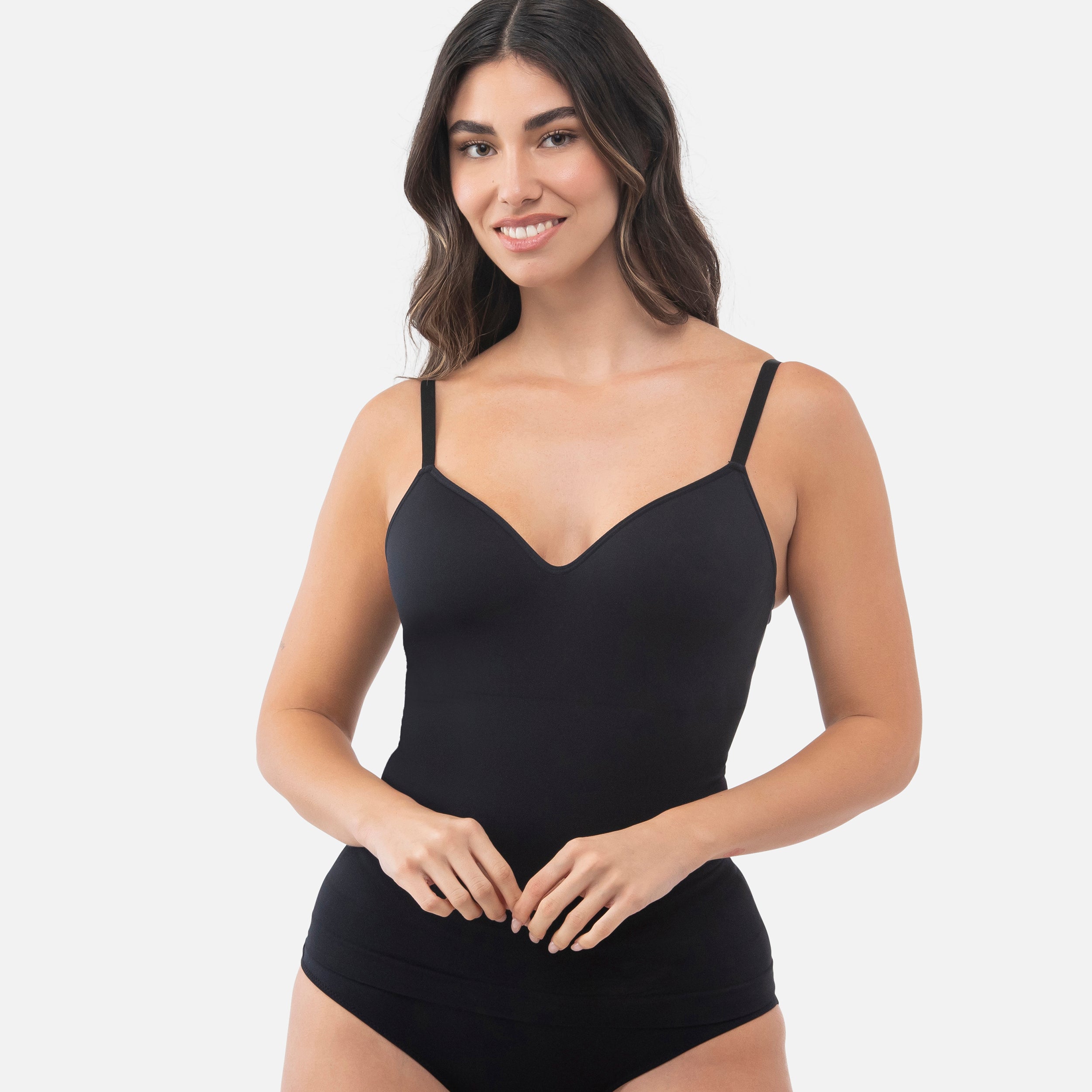 CAMI HOT SHAPERS WITH SIZE BLACK ONLY